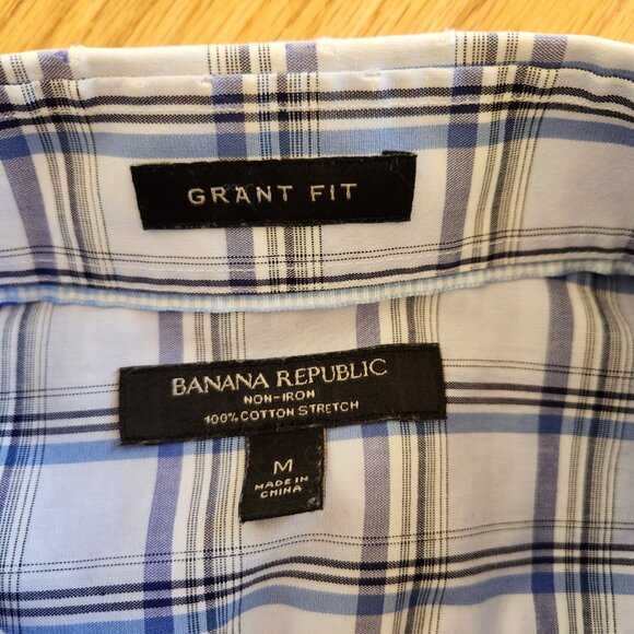 Mens Banana Republic Stretch Shirt Button Down - Picture 2 of 2